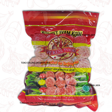 King Food Kornet Ayam Koin Bentuk Bulat Isi 40