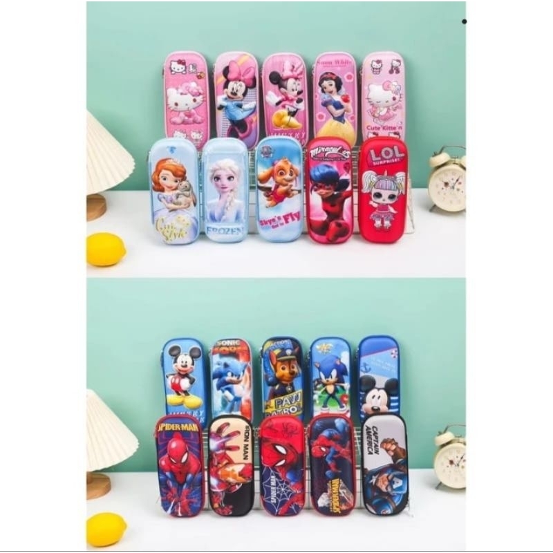 

Kotak Tempat Pensil TERMURAH / Tempat Pensil Anak 3D Waterproof