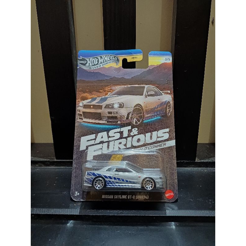 Hotwheels FnF Brian Skykine GTR R34