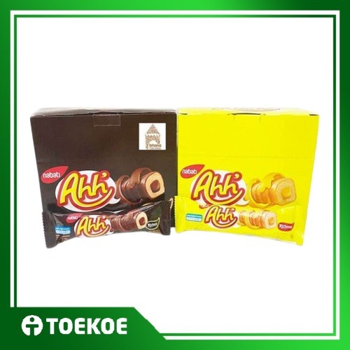 

TOEKOE Nabati Ahh Box Rasa Coklat Keju Isi 20 pcs