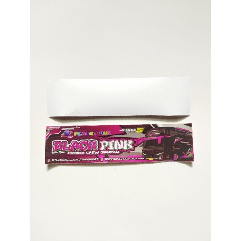 

Stiker bus Black pink tunggal jaya planet bus isi 1 pcs