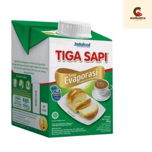 

Susu Evaporasi Tiga sapi 500gr / susu milk evaporate