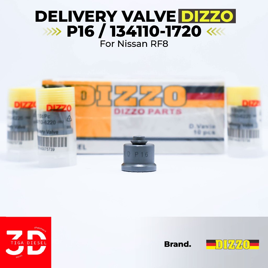 Delivery Valve (DV) DIZZO P16 / 134110-1720 (Nissan RF8)