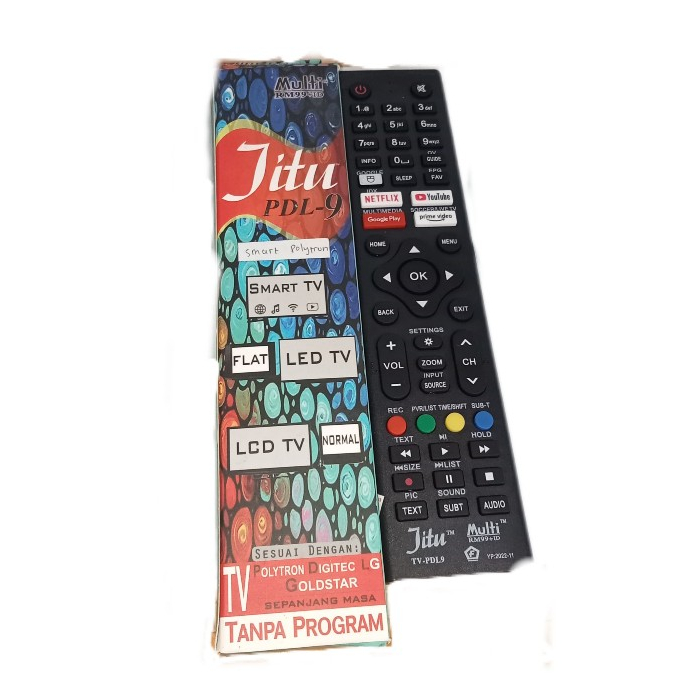 Remot Remote TV POLYTRON LED Android Smart TV