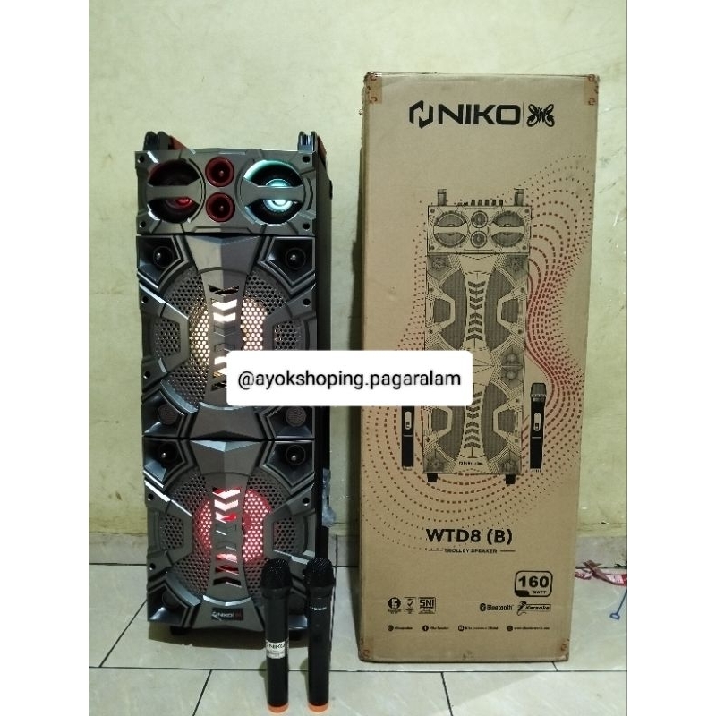 Speaker karaoke Niko WTD8B Niko 18 inc