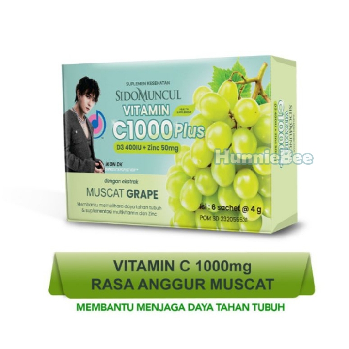 

Sidomuncul Vitamin C 1000 Rasa Anggur Muscat