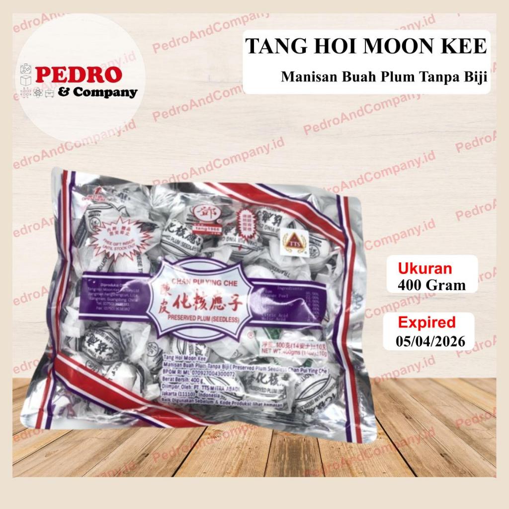 

Tang hoi moon kee manisan plum chan pui ying che seedless 400 gr fruit