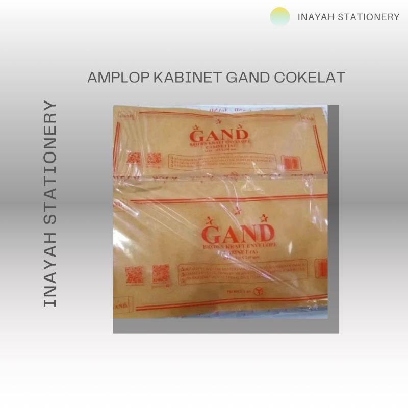 

AMPLOP KABINET GAND COKLAT Kantor