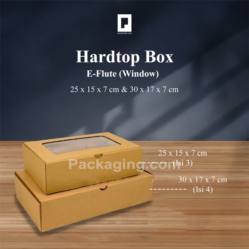 Box Toples Hardtop 500 Gr/Box Toples Persegi/Box Packing