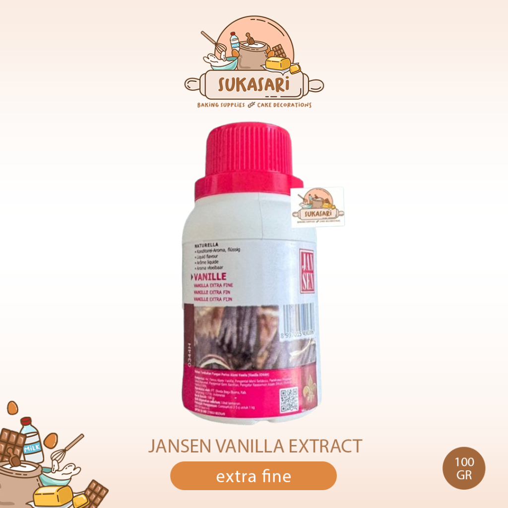 

Jansen Vanilla Extract 100gr extra fine