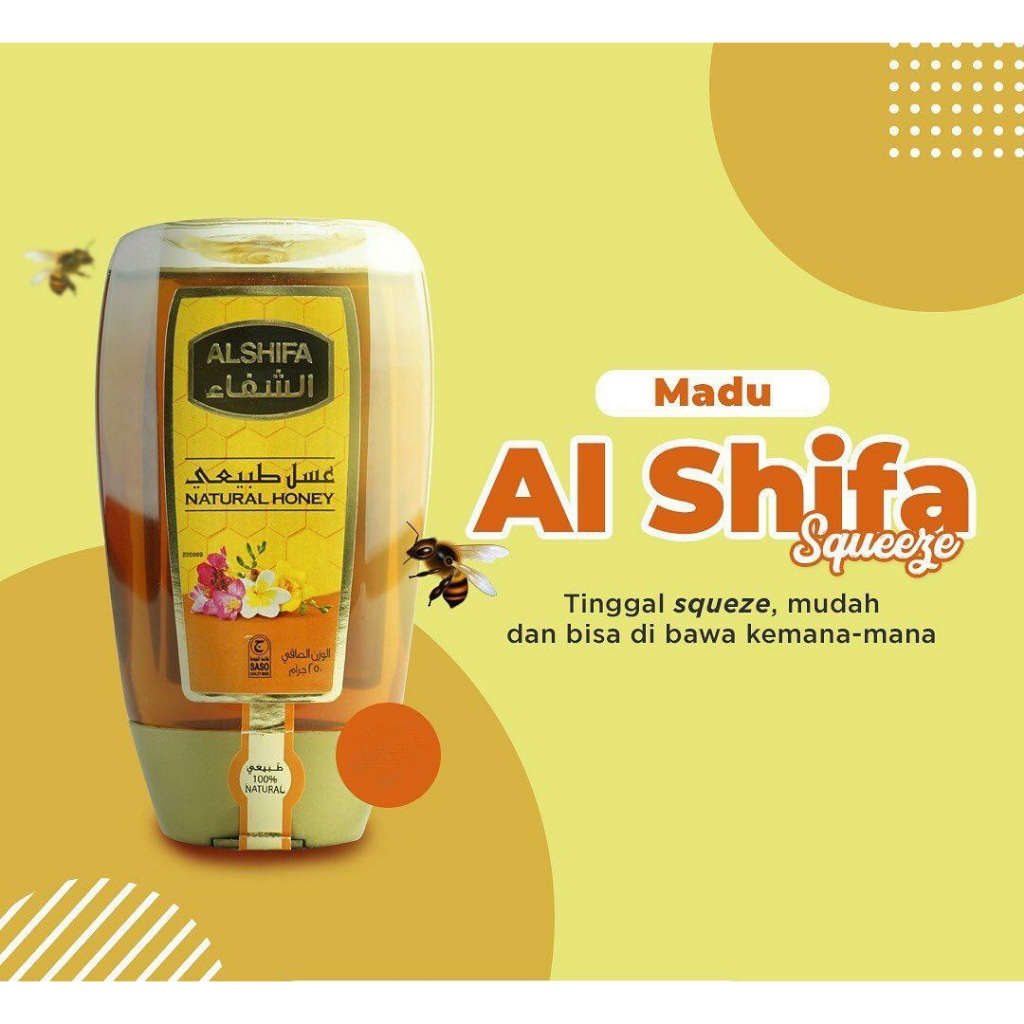 

(REDY) AlShifa - Madu Alshifa Squeeze - 400gr 100 persen ori