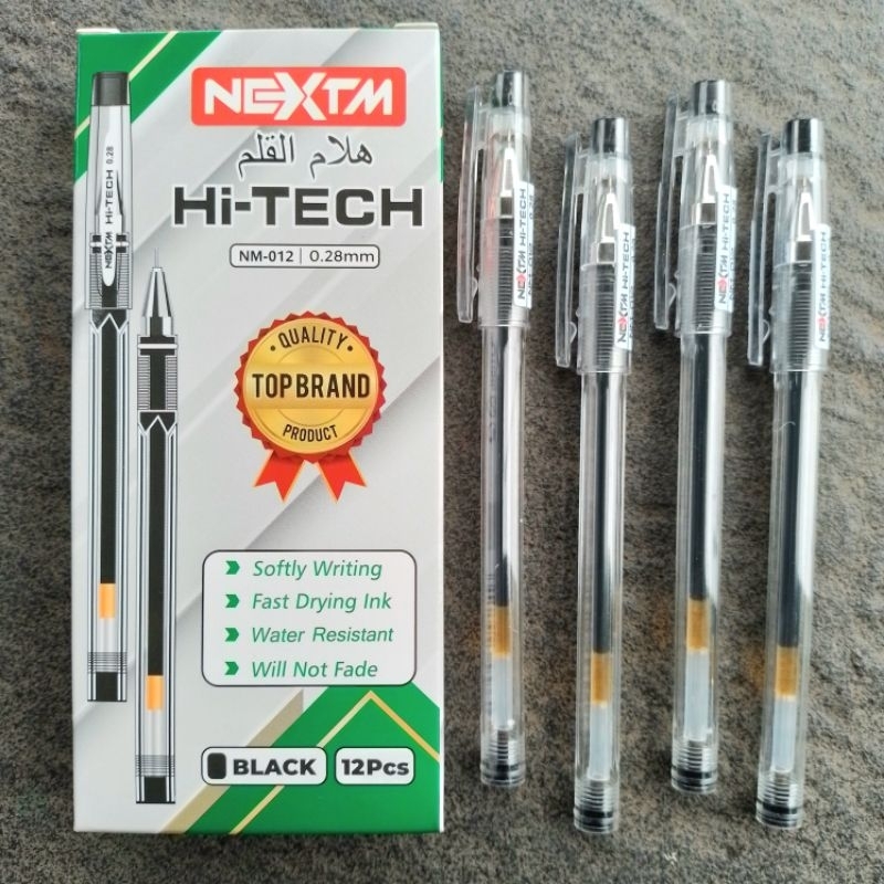 

RB Pulpen Gel Pen Next-M Hi-Tech NM-012 0.28mm ( 12 Pcs ) [ Original ]