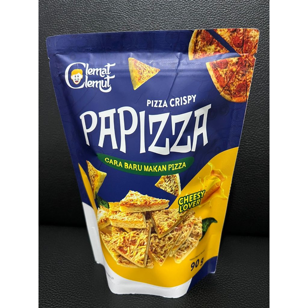 

PAPIZZA PIZZA CRISPY CHEESE LOVER 90GR | KERIPIK KRIPIK PIZZA RENYAH GURIH | CARA BARU MAKAN PIZZA