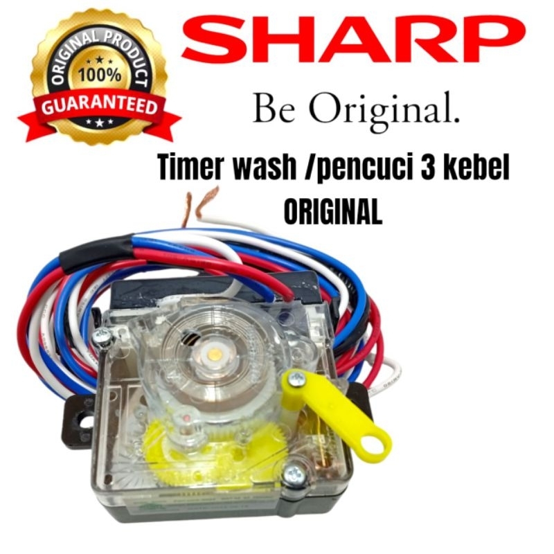 timer wash timer pencuci sharp ORIGINAL ES-T99STJ timer mesin cuci sharp 2 tabung