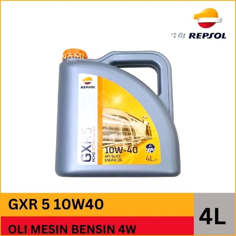 OLI MESIN MOBIL REPSOL GXR5 10W-40 4L