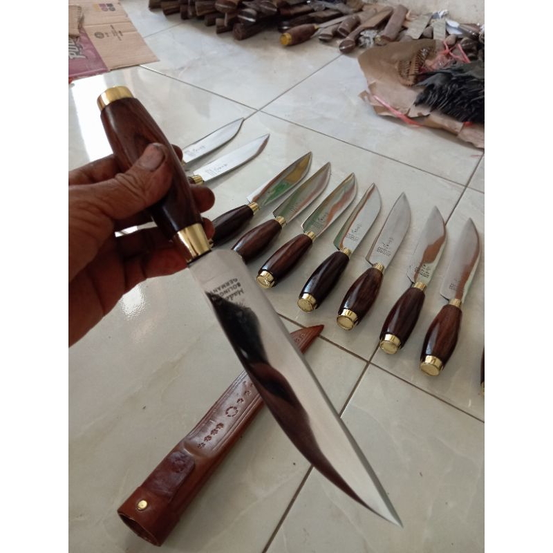 pisau dapur pb 18 20 cm serbaguna pisau cap garpu