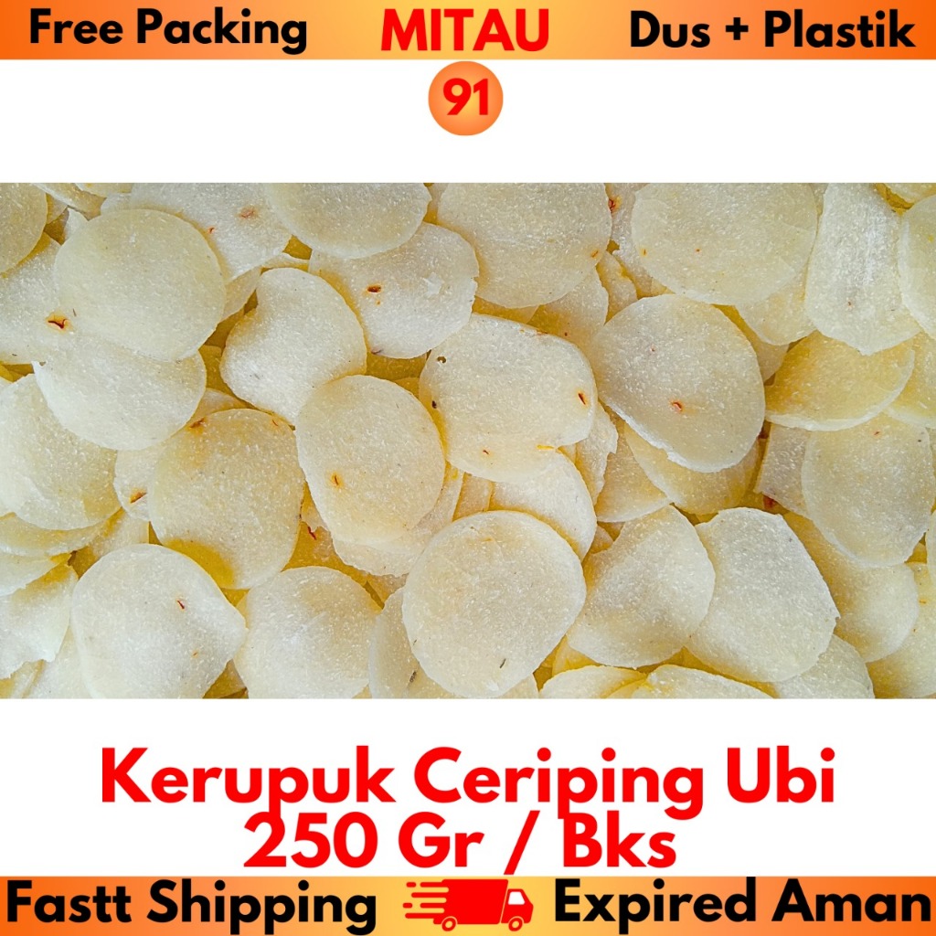 

Ceriping Singkong 250gr / Bks Beli 16 Bungkus Lebih Murah