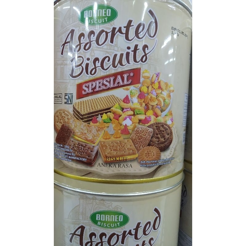 UBM Borneo Assorted Biscuit Spesial Aneka Rasa 350gr