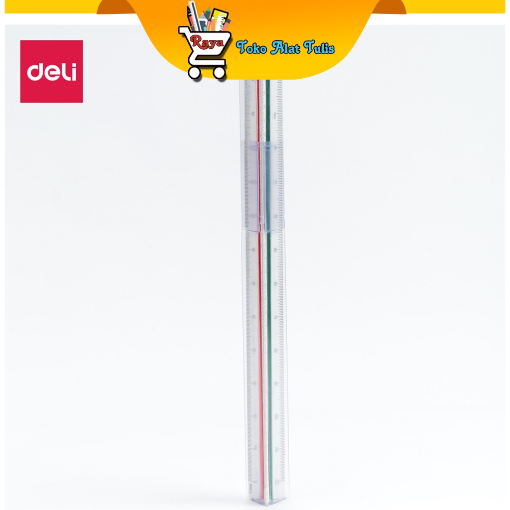 

Deli Penggaris Segitiga Scale Ruler 30cm 8930