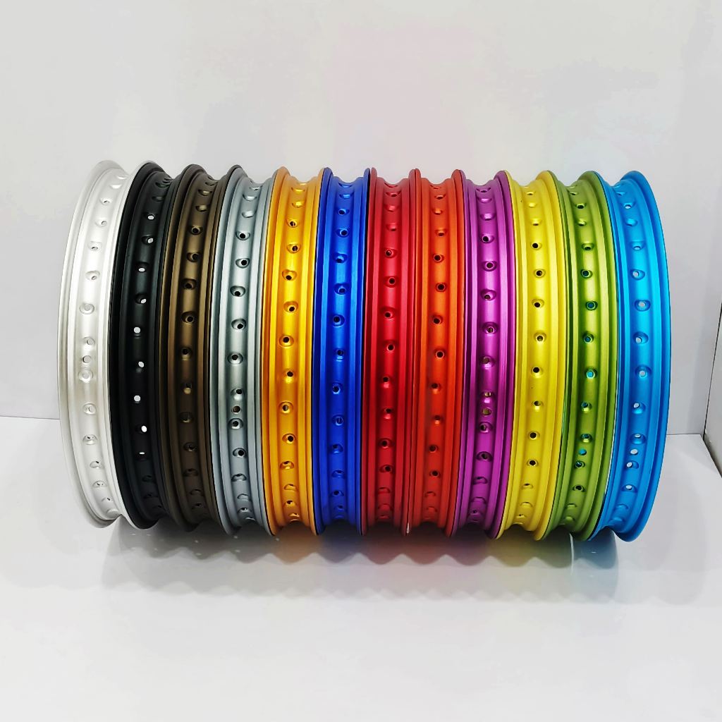 (RING 18) VELG / LINGKAR / ALLOY / RIMS TITANS EXCEL ( KULIT JERUK / SAND BLAST ) RING 18 SIZE : 140