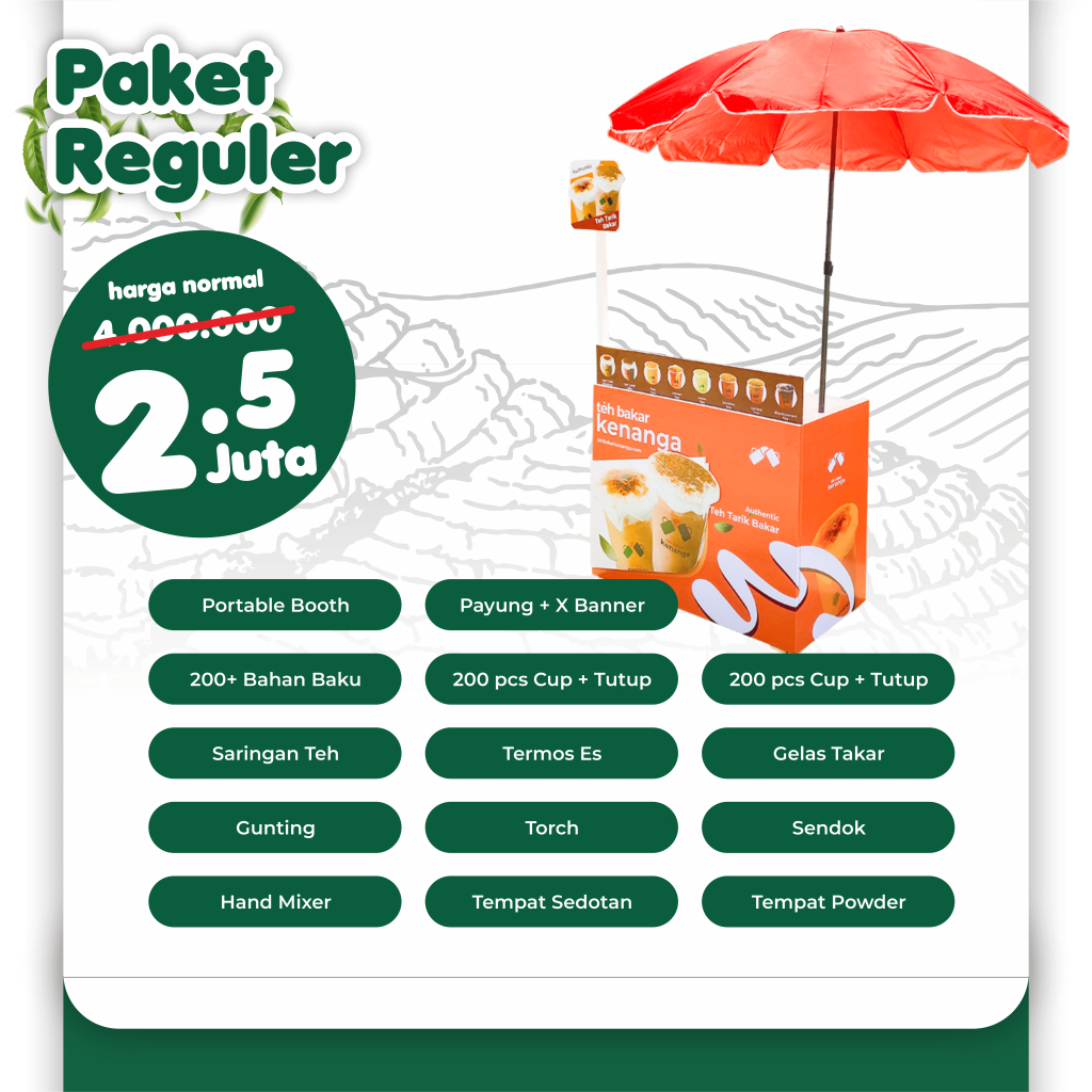 Paket Booth Reguler (Medium Mini Booth)