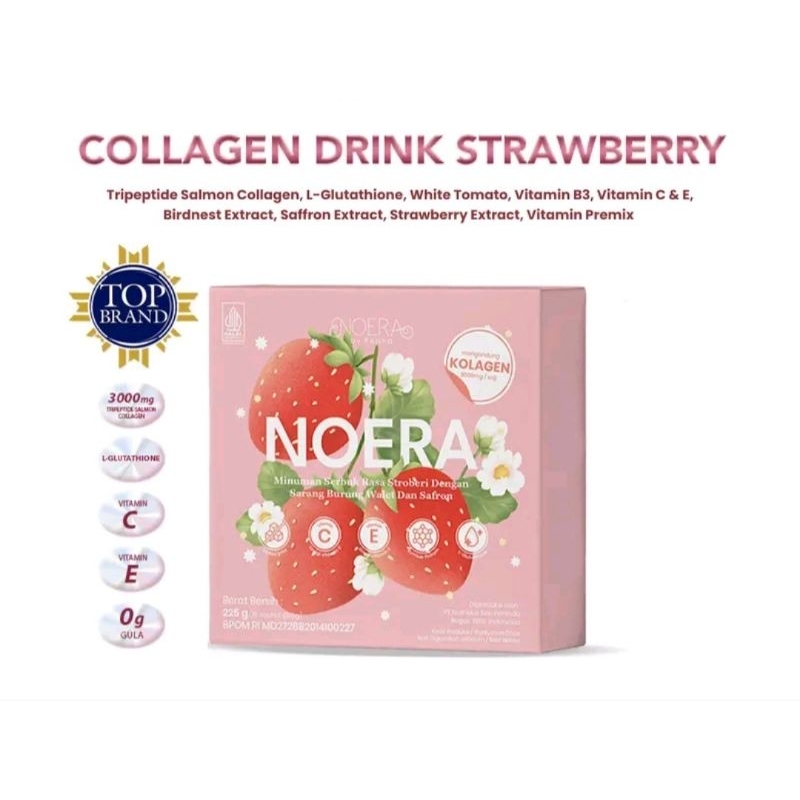NOERA Collagen Drink Strawberry 225g