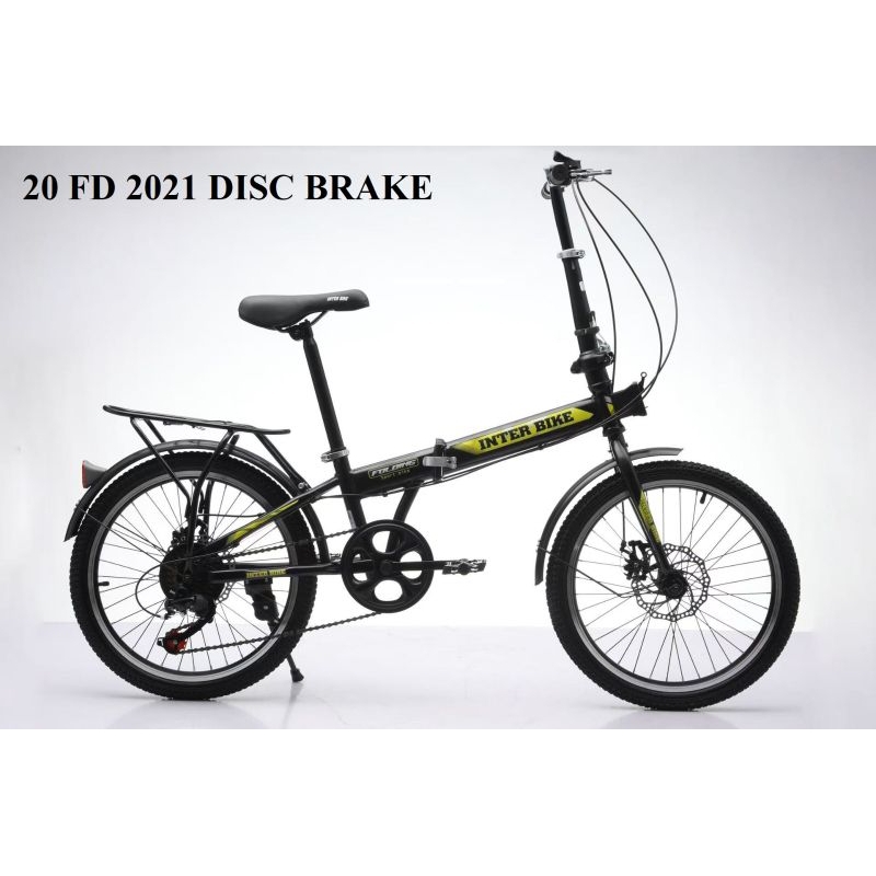 sepeda lipat 20 inch interbike 7 speed FREE GIFT SELAMA PERSEDIAAN MASIH ADA