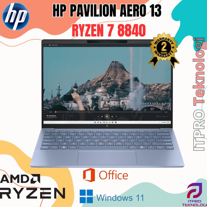 HP PAVILION AERO 13 RYZEN 7 8840 16GB 1TB