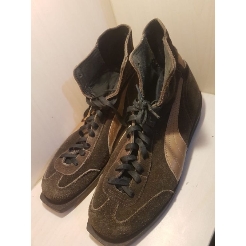 Sepatu second VINTAGE 70's Ex Weltmeister boot shoes very rare (Puma, size 40,5)
