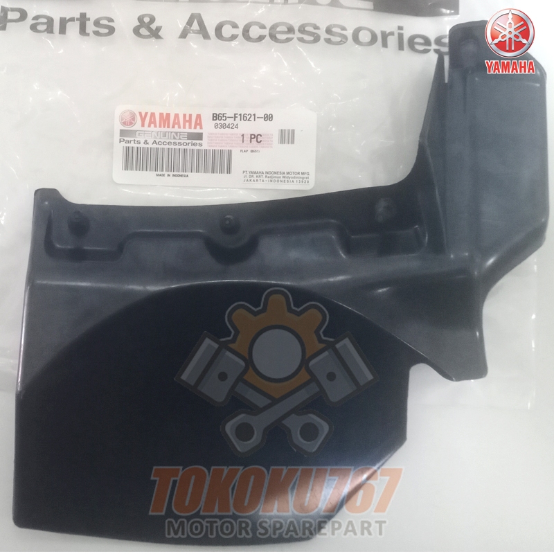 Mud Flap Karet Lumpur Spakbor AEROX 155 - Kode Part B65-F1621-00