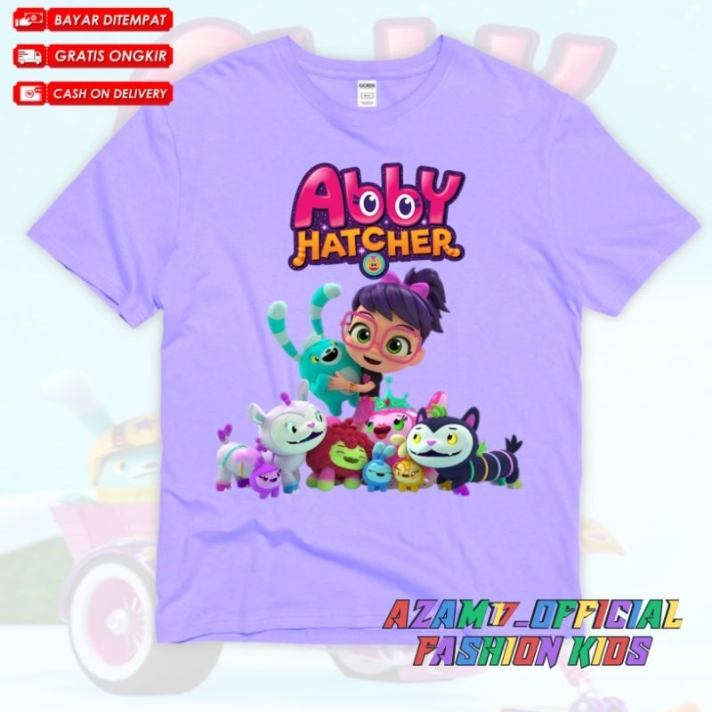 KAOS ANAK BAJU ANAK ABBY HATCHER FREE NAMA / KAOS TSHIRT FILM ANIMASI ANAK ABBY HATCHER ALL KARAKTER