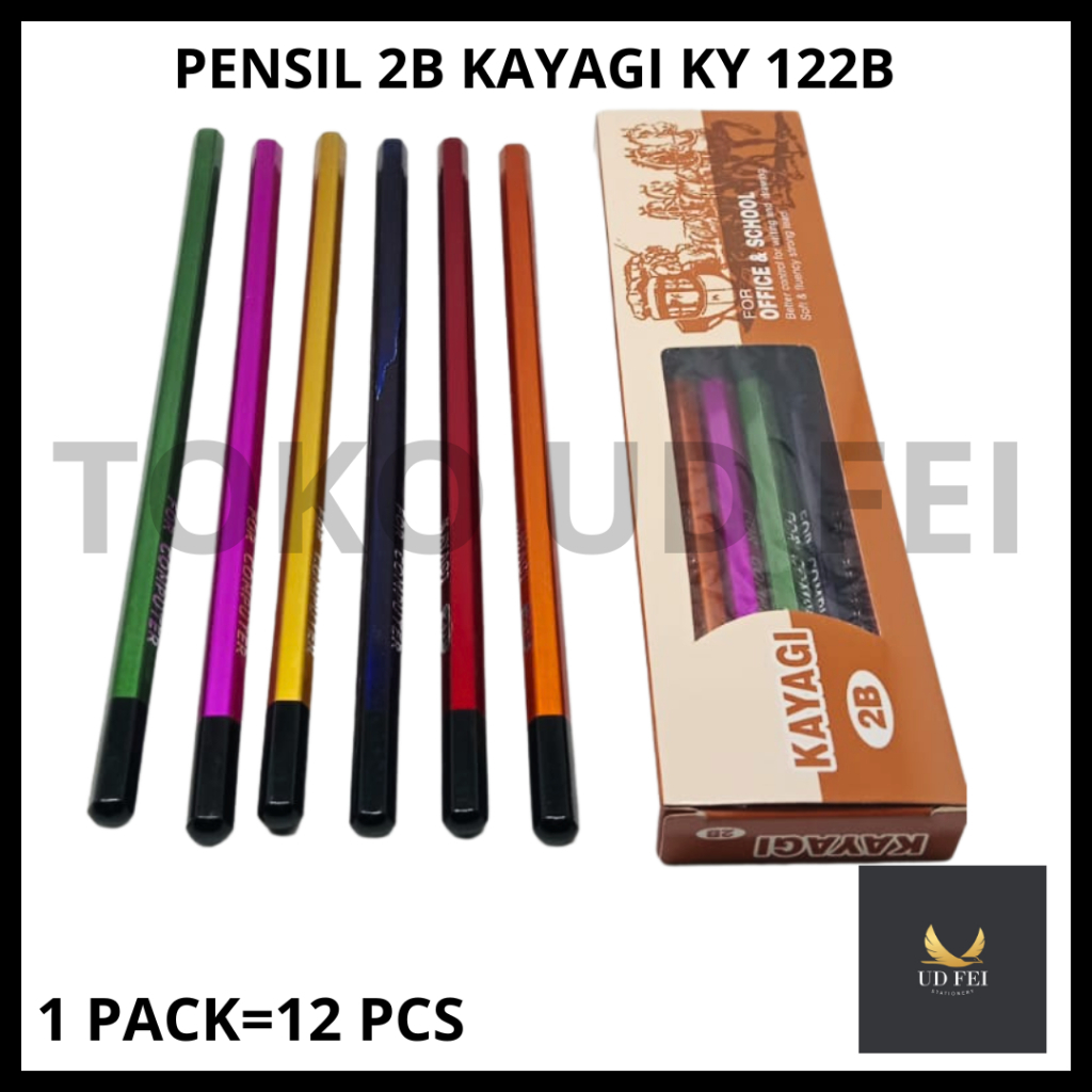

(1 PACK = 12 PCS KODE:122B) PENSIL 2B KAYAGI/ PENSIL KAYAGI/ PENSIL 2B KARAKTER/ PENSIL 2B MOTIF / PENSIL 2B KAYAGI MOTIF