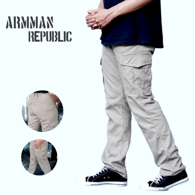 Celana Cargo Cardinal Tactical Panjang Armman Republic Garansi Original | crpnar