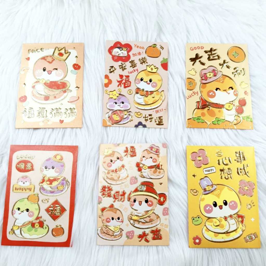 

Angpao Imlek Shio Ular 4186 Isi 6 Pcs Import