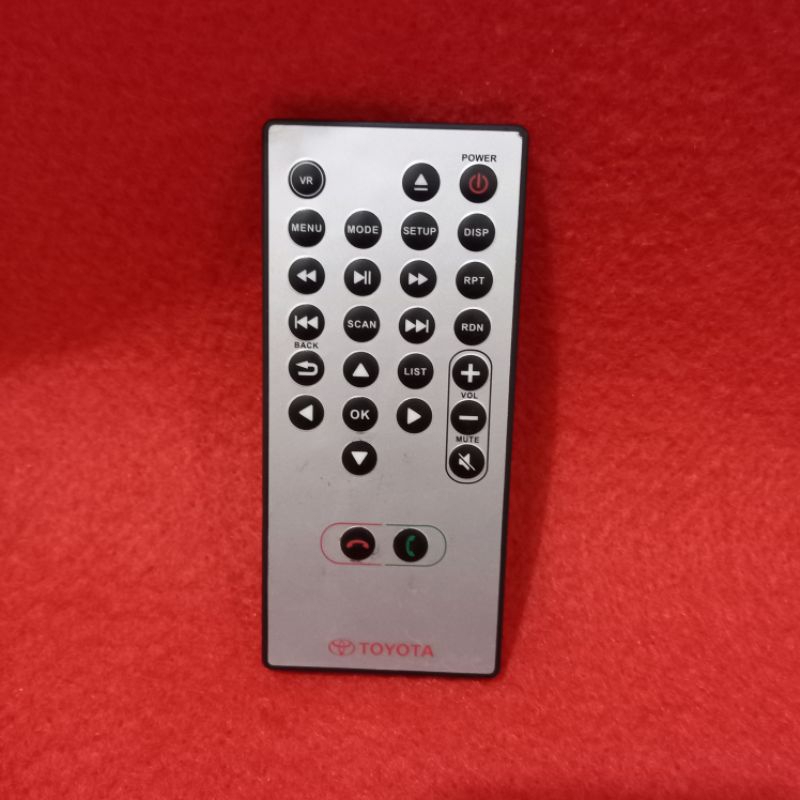 Remote DVD Tape Mobil TOYOTA Innova Original Asli . Head Unit .