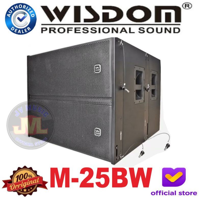 Wisdom M25BW Dual 15-inch Subwoofer Pasif Wisdom M-25BW