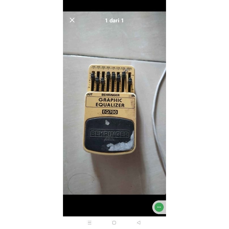 efek pedal equalizer Behringer