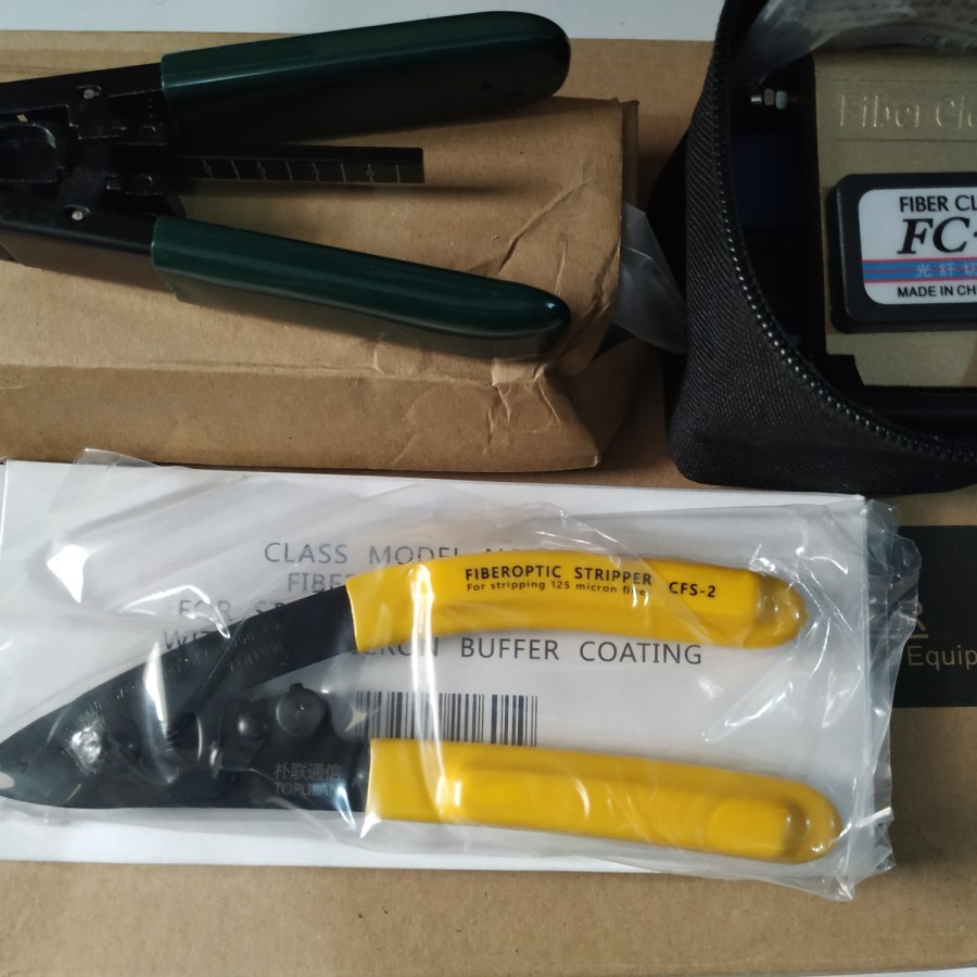 Tool Kit Set FTTH Fiber Optic / Tool Set Optik