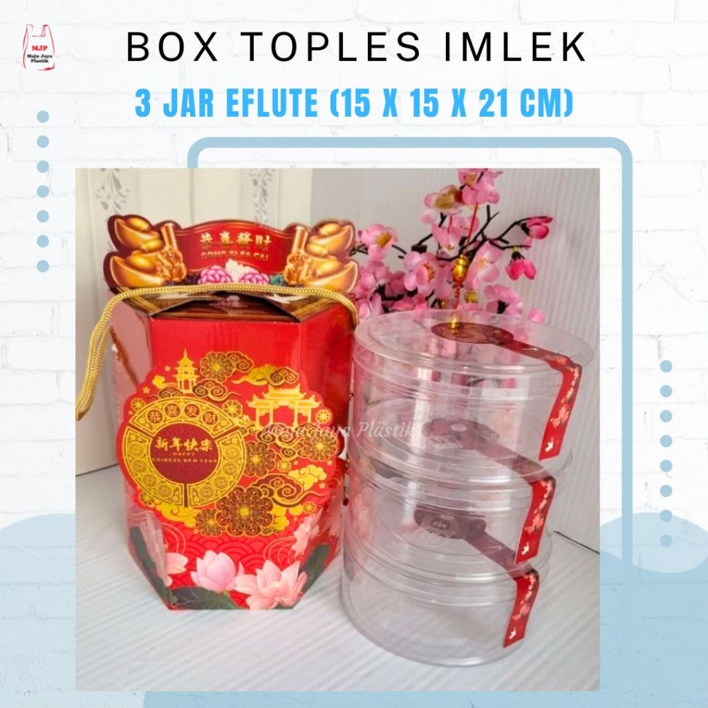 

Box Imlek 3 Toples 500gr Box Imlek cny Hardbox Box Imlek Cookies Box Imlek Kue Kering Dus Imlek