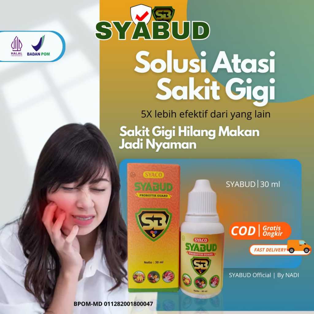 

SYABUD PROBIOTIK + PROPOLIS OBAT SAKIT GIGI BENGKAK SYARAF GUSI BERDARAH MENETRALISIR ZAT BERBAHAYA residu kimia bahan makanan Probiotik Alami Mengobati Masalah Lambung Gerd Magh Maag Kronis Infeksi Pencernaan & Penambah Nafsu Makan Asam