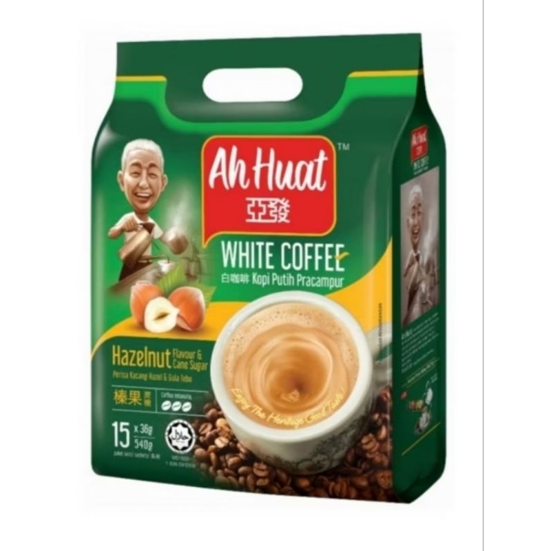 

AHUAT WHITE COFEE HAZELNUT 15'