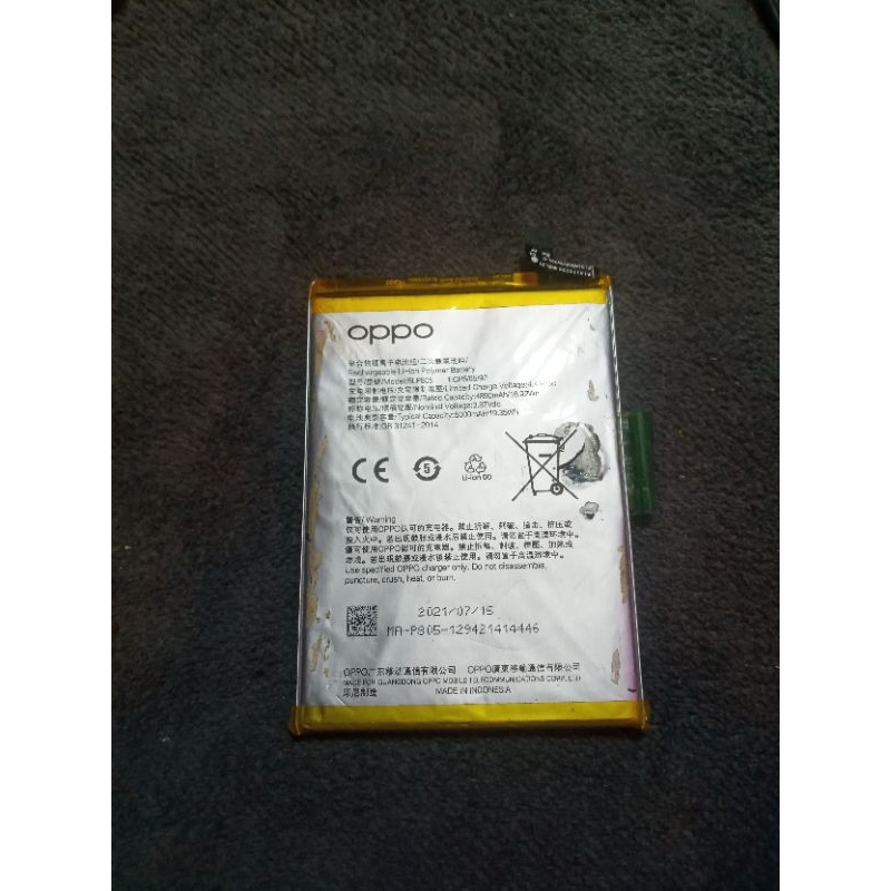 BATERAI HP OPPO A16 MINUS