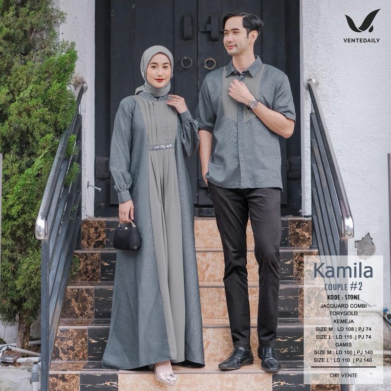KAMILA COUPLE BY VENTEDAILY | SARIMBIT PASANGAN GAMIS + KEMEJA [BACA DESKRIPSI]