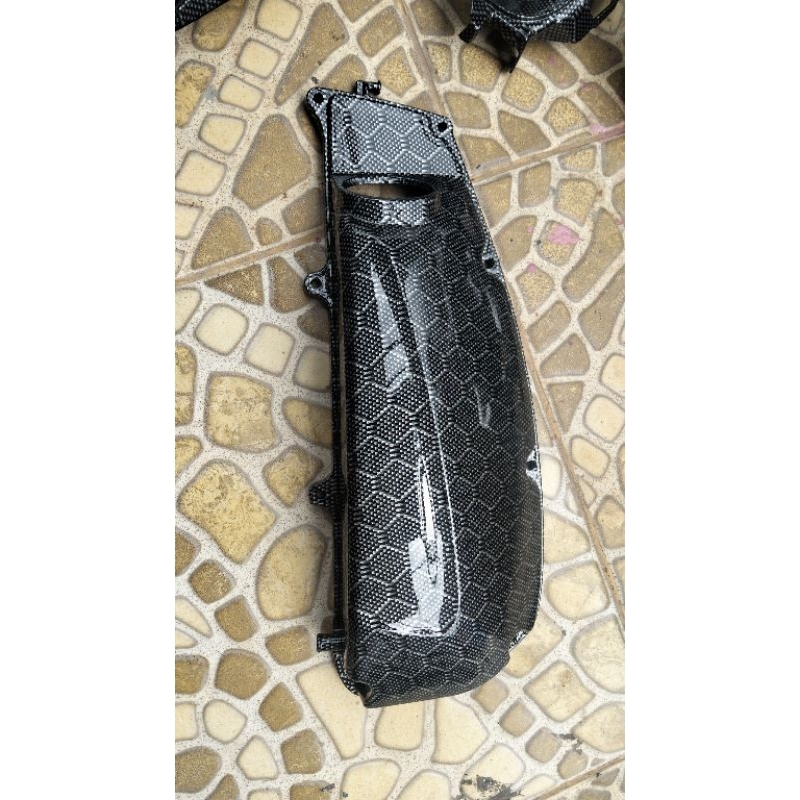 Tutup box filter suzuki address carbon WTP motif hexagonal