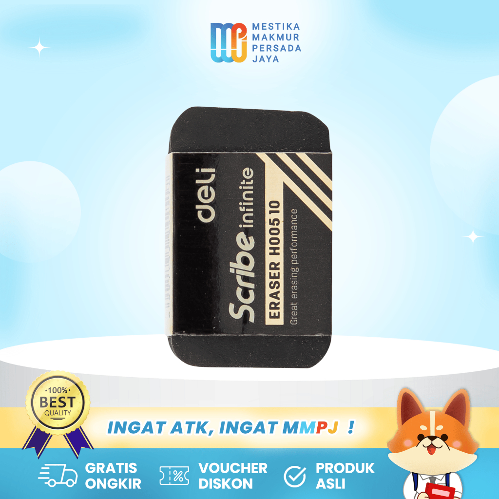 

Deli Penghapus Pensil 2B - Lembut & Tidak Mudah Kotor (EH00510)