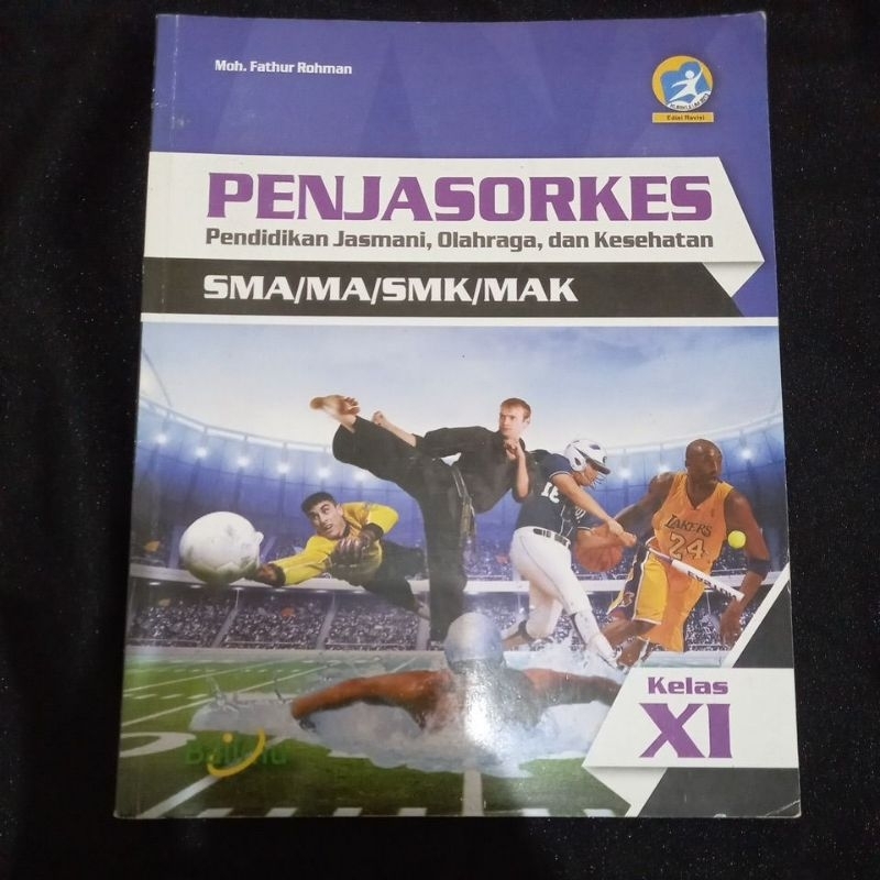 

Buku Paket Penjasorkes PJOK Kelas 2 SMA / MAN (Kelas 11) I Bailmu I K13 I Buku Paket I Buku Sekolah I Buku preloved