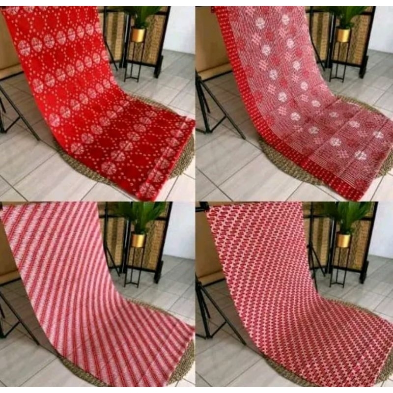 Kain Batik Pekalongan Motif Terbaru Warna Merah Putih