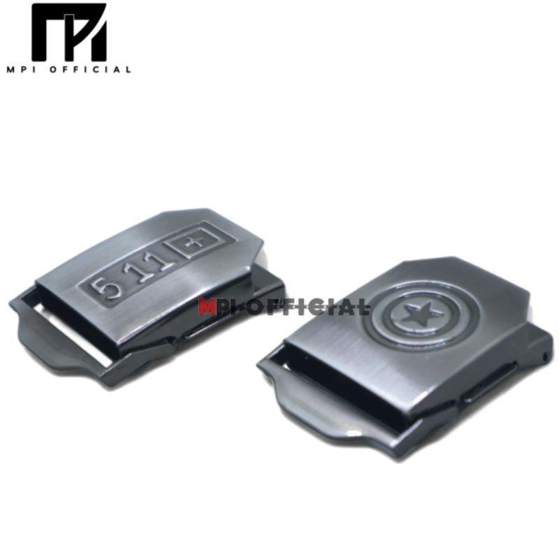 Kepala Ikat Pinggang Kanvas Kepala Gesper Model Jepit