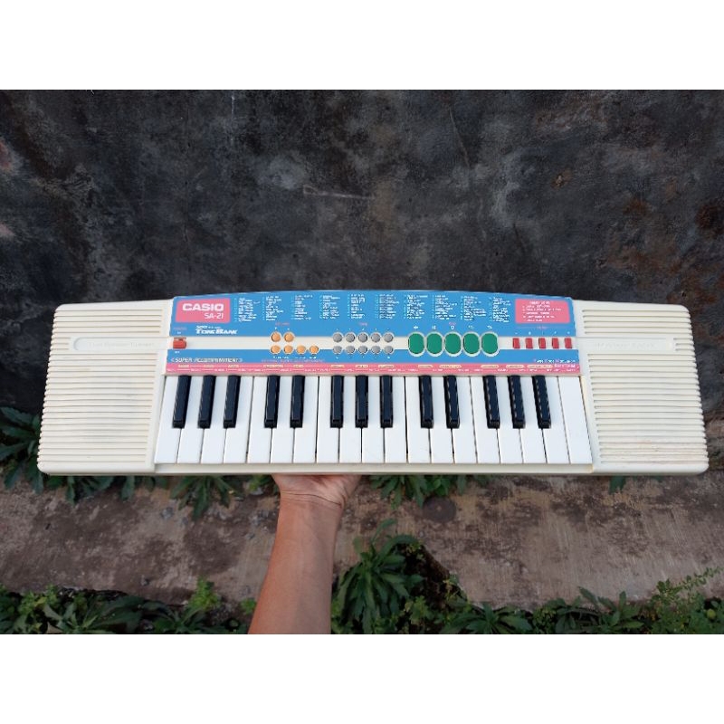 piano casio sa 21 putih