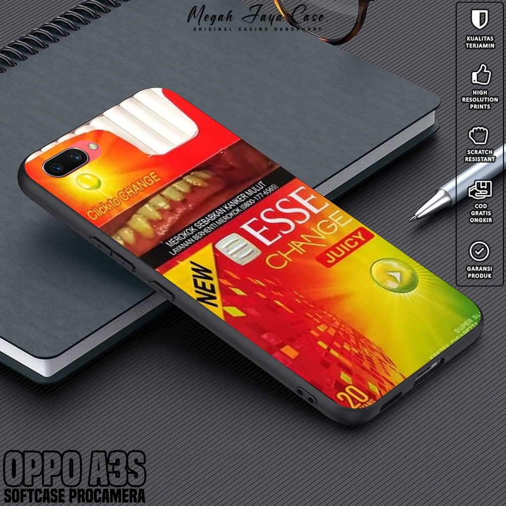 Case Oppo A3S - Casing Hp Oppo A3S Motif ESS - Silikon Oppo A3S - Softcase Hp Oppo A3S - Kondom Hp O